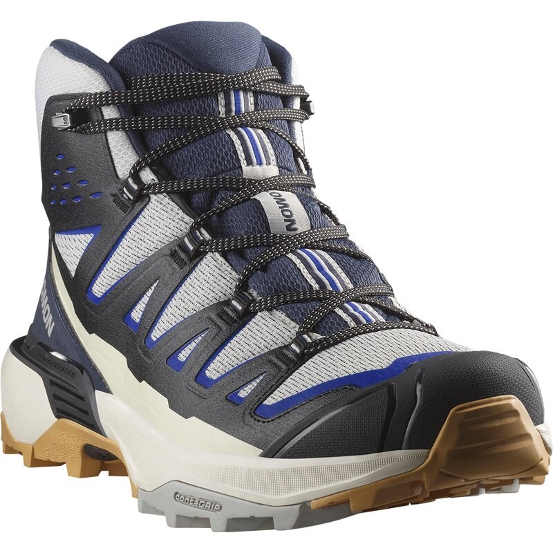 Salomon Herren Multifunktionsstiefel SHOES X ULTRA 360 EDGE MID GTX - Grauviolett/Schwarz/Surf the Web