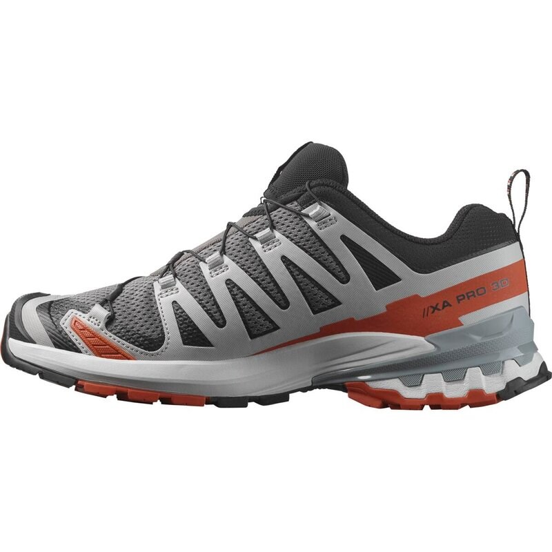 Salomon Herren Trailrunningschuhe SHOES XA PRO 3D V9 - Castlerock/Schwarz/Gebrannter Ocker