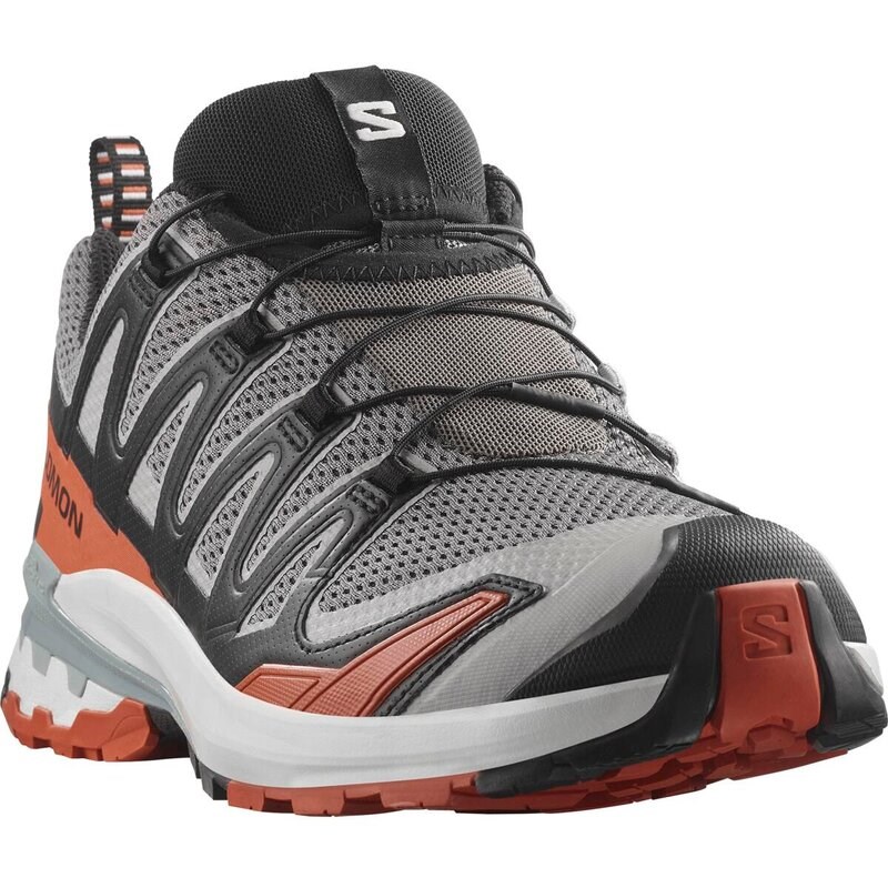Salomon Herren Trailrunningschuhe SHOES XA PRO 3D V9 - Castlerock/Schwarz/Gebrannter Ocker