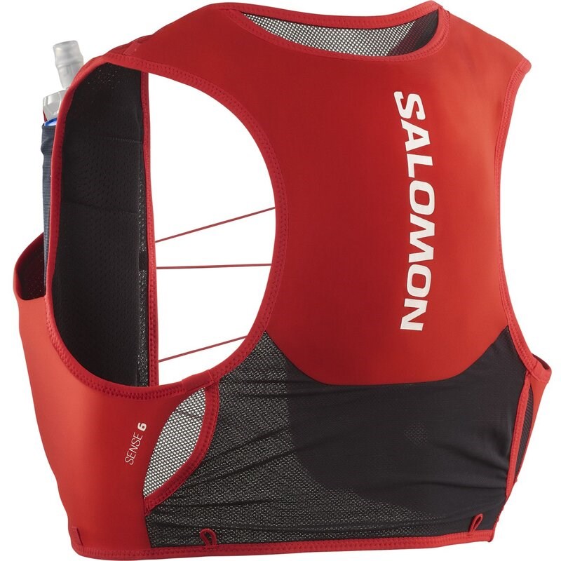 Salomon Kleintasche SENSE PRO 6 SET Fiery - Feuriges Rot/SCHWARZ