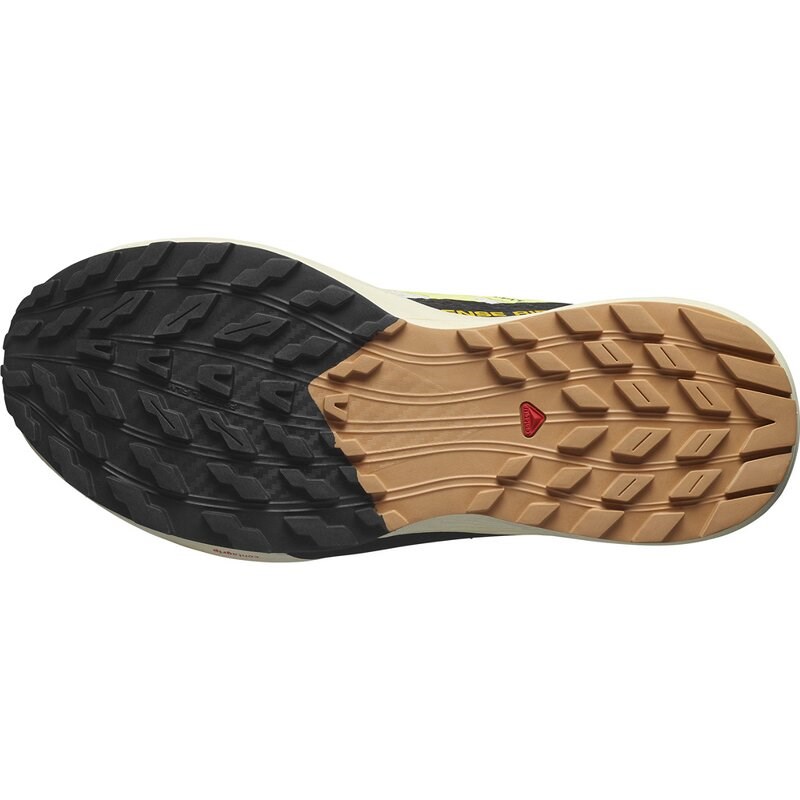 Salomon Damen Trailrunningschuhe SHOES SENSE RIDE 5 W - Vanilleeis/Schwefelquelle/Schwarz