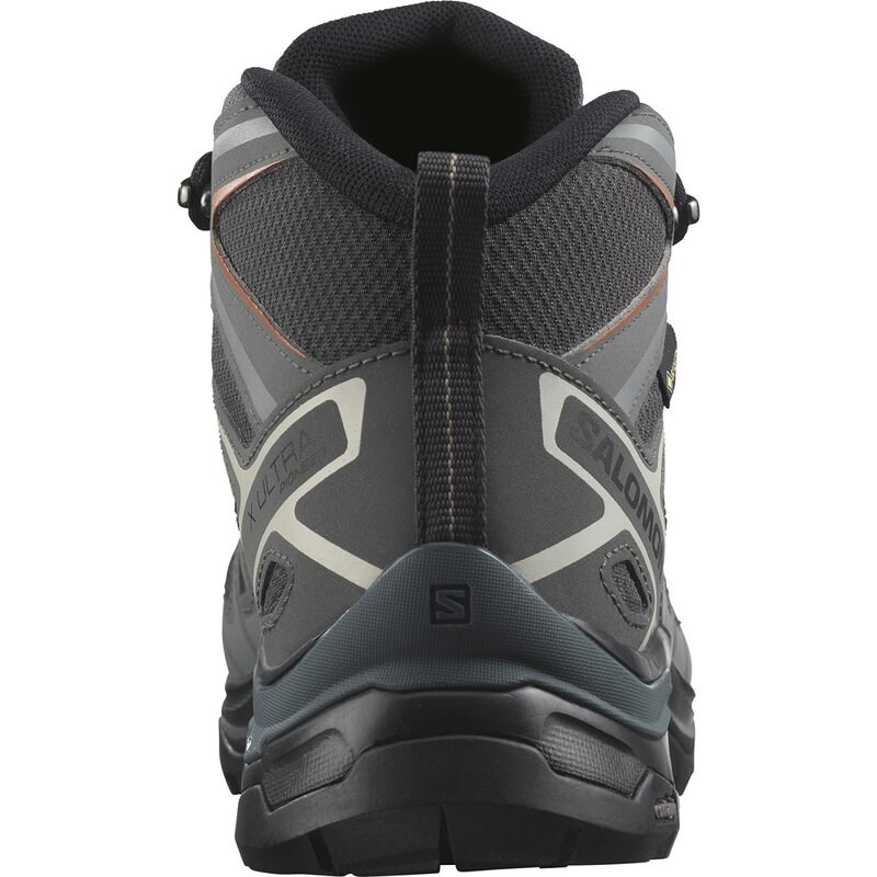 Salomon Damen Multifunktionsstiefel SHOES X ULTRA PIONEER MID GTX W - Magnet/Quiet Shade/Coral Gold