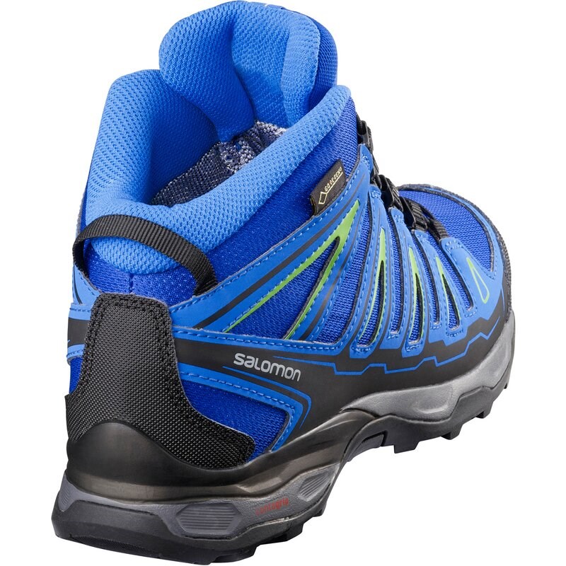 Salomon Kinder Multifunktionsstiefel X-ultra Mid Gtx - Blue Yonder/Hellblau/Omagrün