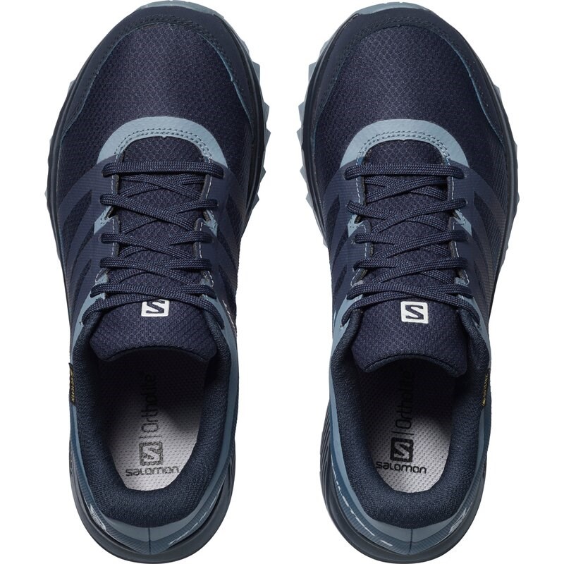 Salomon Damen Trailrunningschuhe TRAILSTER 2 - Blau/Dunkelblau/Schwarz/Grau