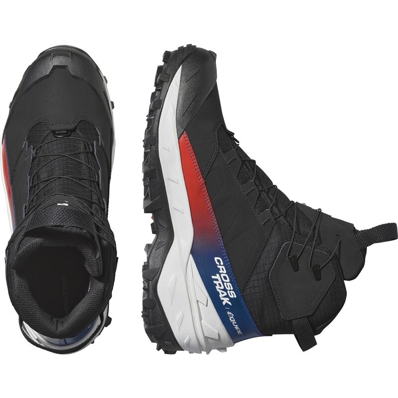 Salomon Herren Trekkingsandale SHOES CROSSTRAK POWDER WP EQUIPE - Schwarz/Schwarz/Schwarz