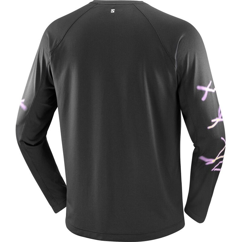 Salomon Herren T-Shirt SHAKEout CORE - TIEFSCHWARZ