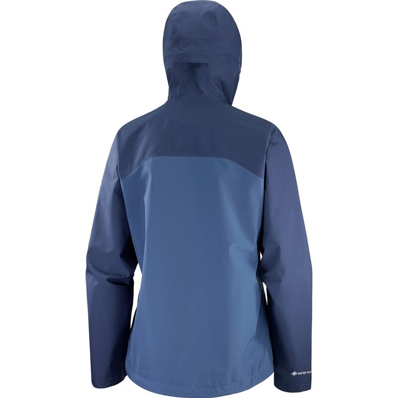 Salomon Damen Funktionsjacke OUTLINE GTX? 2.5L JKT W MOOD - STIMMUNGSINDIGO/DUNKLES DENIM