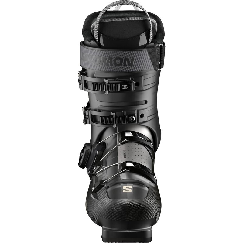 Salomon Damen Ski-Schuhe ALP. BOOTS - Schwarz/Schwarz/Hellbronze Metallic