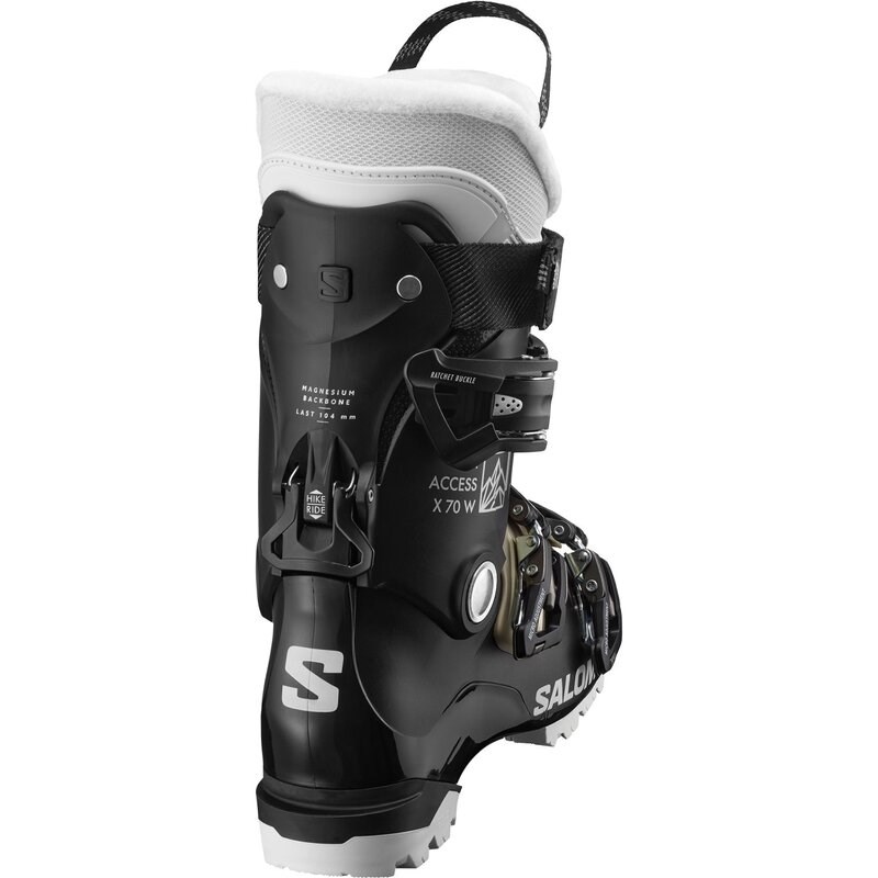 Salomon Damen Ski-Schuhe ALP. BOOTS QST ACCESS X70 W GW - Schwarz/Hellbronze Metallic/Weiß