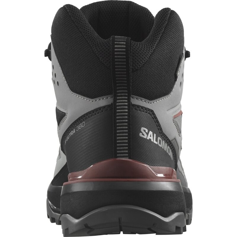 Salomon Herren Multifunktionsstiefel SHOES X ULTRA 360 MID GTX - Zinn/Schwarz/Gebranntes Henna